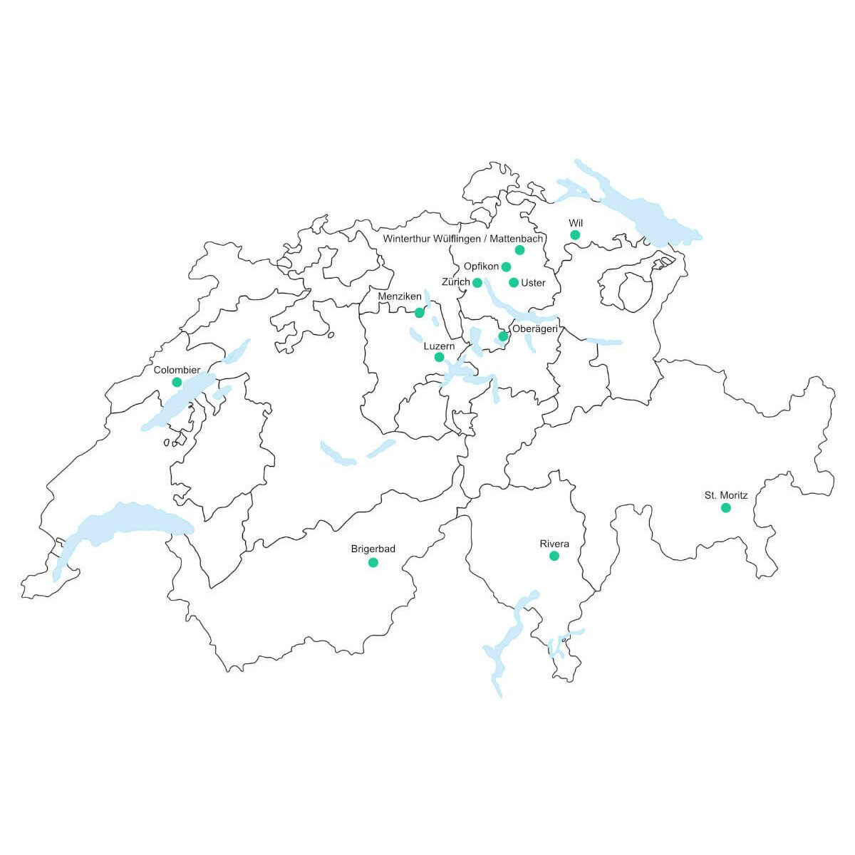 Nos points de vente sirène - succursales en Suisse - Nos points de vente sirene - succursales en Suisse