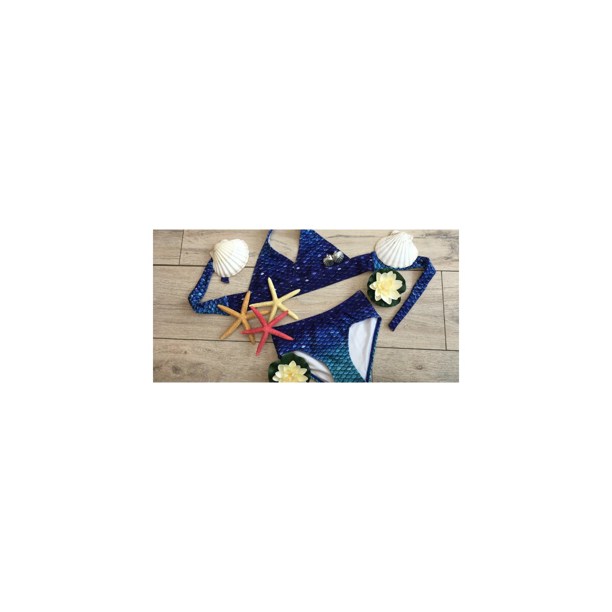 The bikinis in the new color are here! - Mermaid bikini ocean deep Suntail