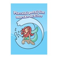 Mermaid Swiming Pass Set with sticker badges