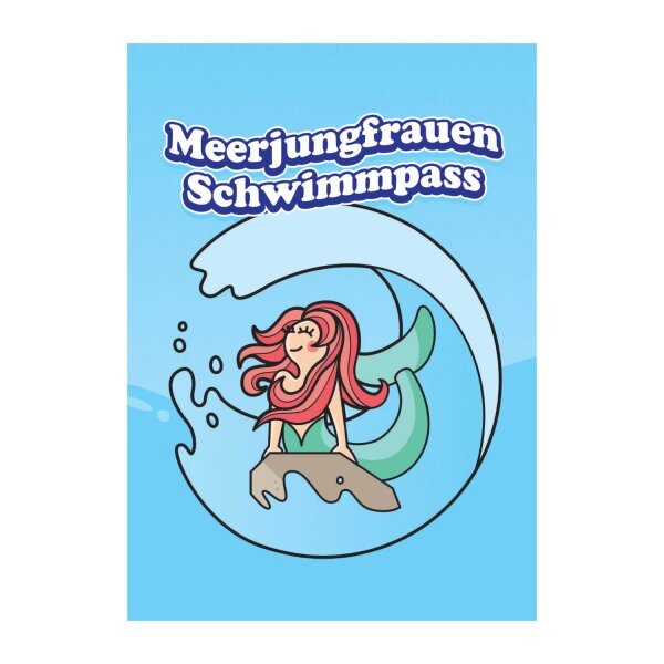 Sirène Passeport Natation Set Allemand