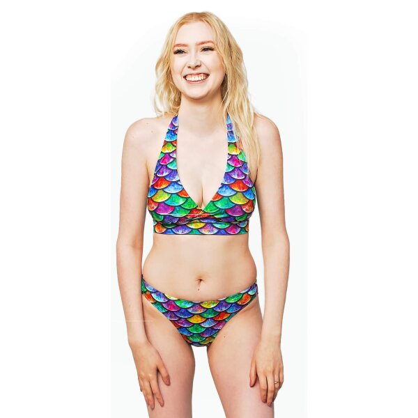 Mermaid bikini teens and adults Hawaiian Rainbow JM