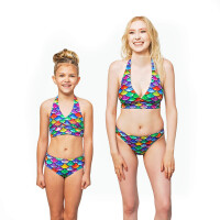 Mermaid bikini teens and adults Hawaiian Rainbow JM