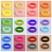 320 élastiques à cheveux en 24 couleurs avec boîte