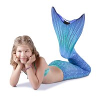 Meerjungfrauenflosse Kinder zum Schwimmen Blue Lagoon M