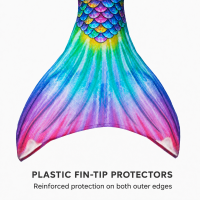 Mermaid tail teens and adults for swimming Hawaiian Rainbow JM